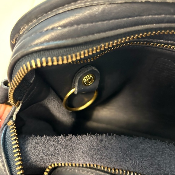 Vintage Coach Metropolis Zip bag, #9087, Blue crossbody (adjustable strap) EUC - Picture 7 of 11